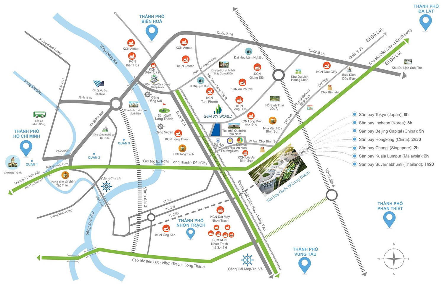 Vị trí Gem Sky World